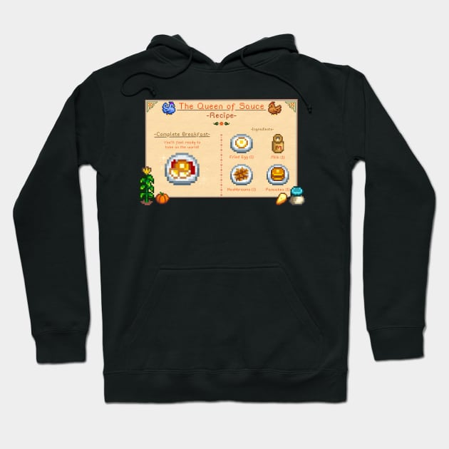 Stardew Valley Breakfast Recipe Hoodie by Maxx Slow